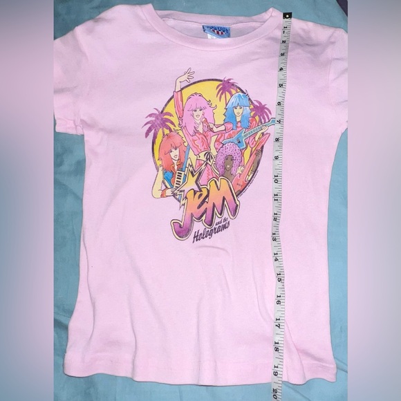 Jem and the Holograms Pink Junk Food T-Shirt - Picture 9 of 9